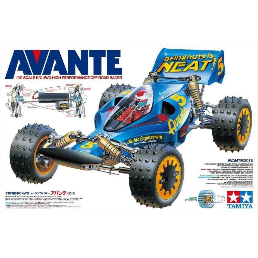 TAMIYA 1/10 Avante 4WD Off Road Racing Car (No ESC)