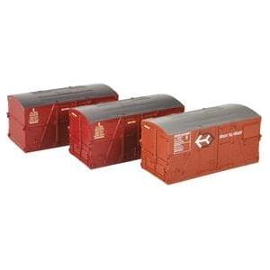 BRANCHLINE OO BD Large Containers Bauxite & Crimson (x3)