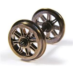 BRANCHLINE OO Metal Split Spoked Wagon Wheels (x10)