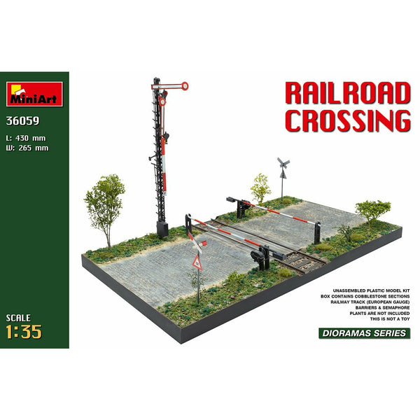 MINIART 1/35 Railroad Crossing