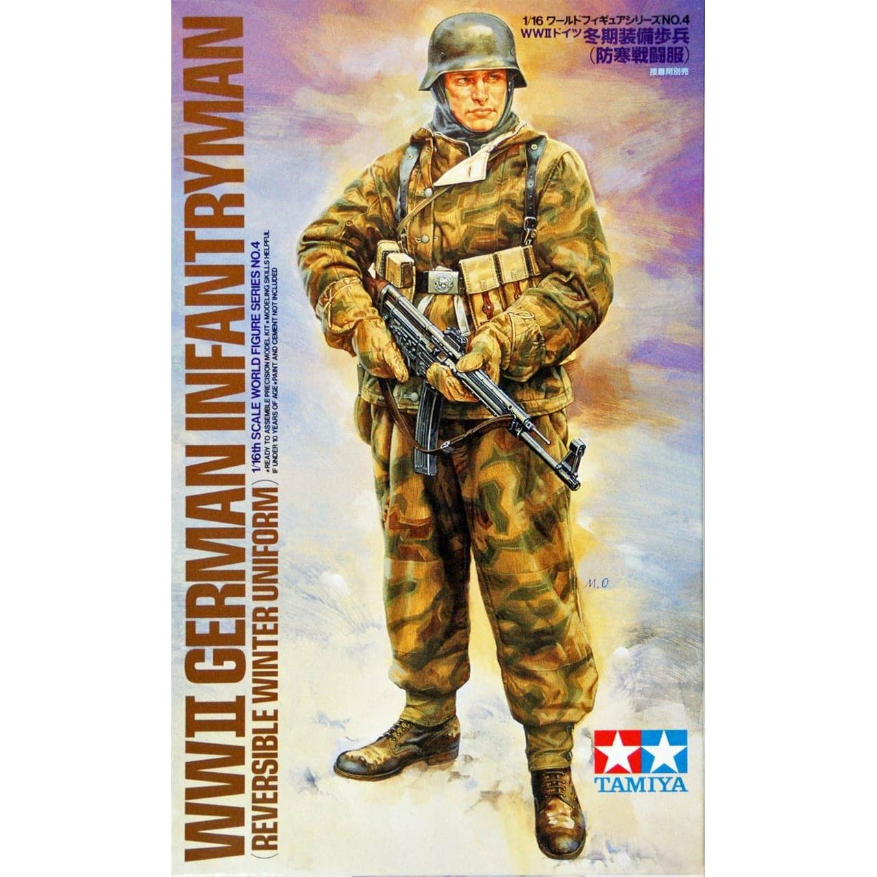 TAMIYA 1/16 WWII German Infantryman (Reversible Winter Unif