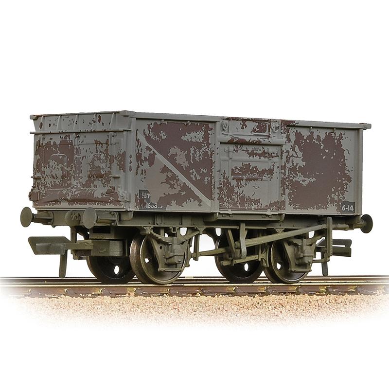 BRANCHLINE OO BR 16T Steel Mineral Wagon BR Grey (Late) [W]