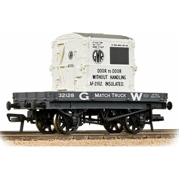 BRANCHLINE OO 1 Plank Wagon GWR Grey With 'GWR' AF Container