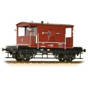 BRANCHLINE OO 20 Ton Brake Van Flush Sides BR Bauxite