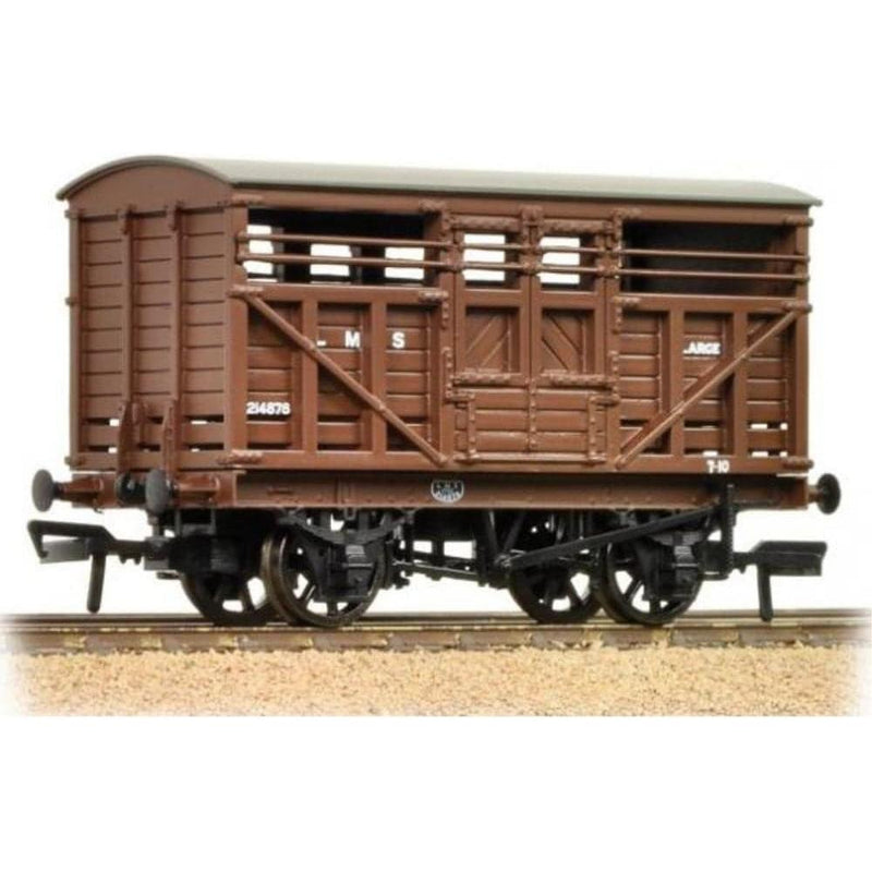 BRANCHLINE OO 12 Ton LMS Cattle Wagon LMS Brown