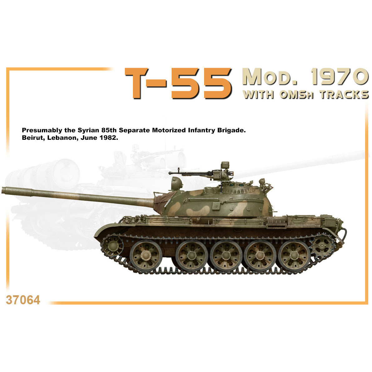 MINIART 1/35 T-55 Mod. 1970 with OMSh Tracks