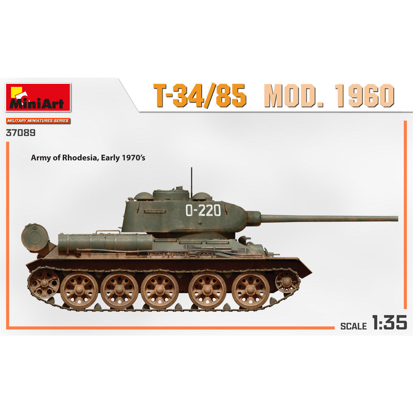 MINIART 1/35 T-34/85 Mod. 1960