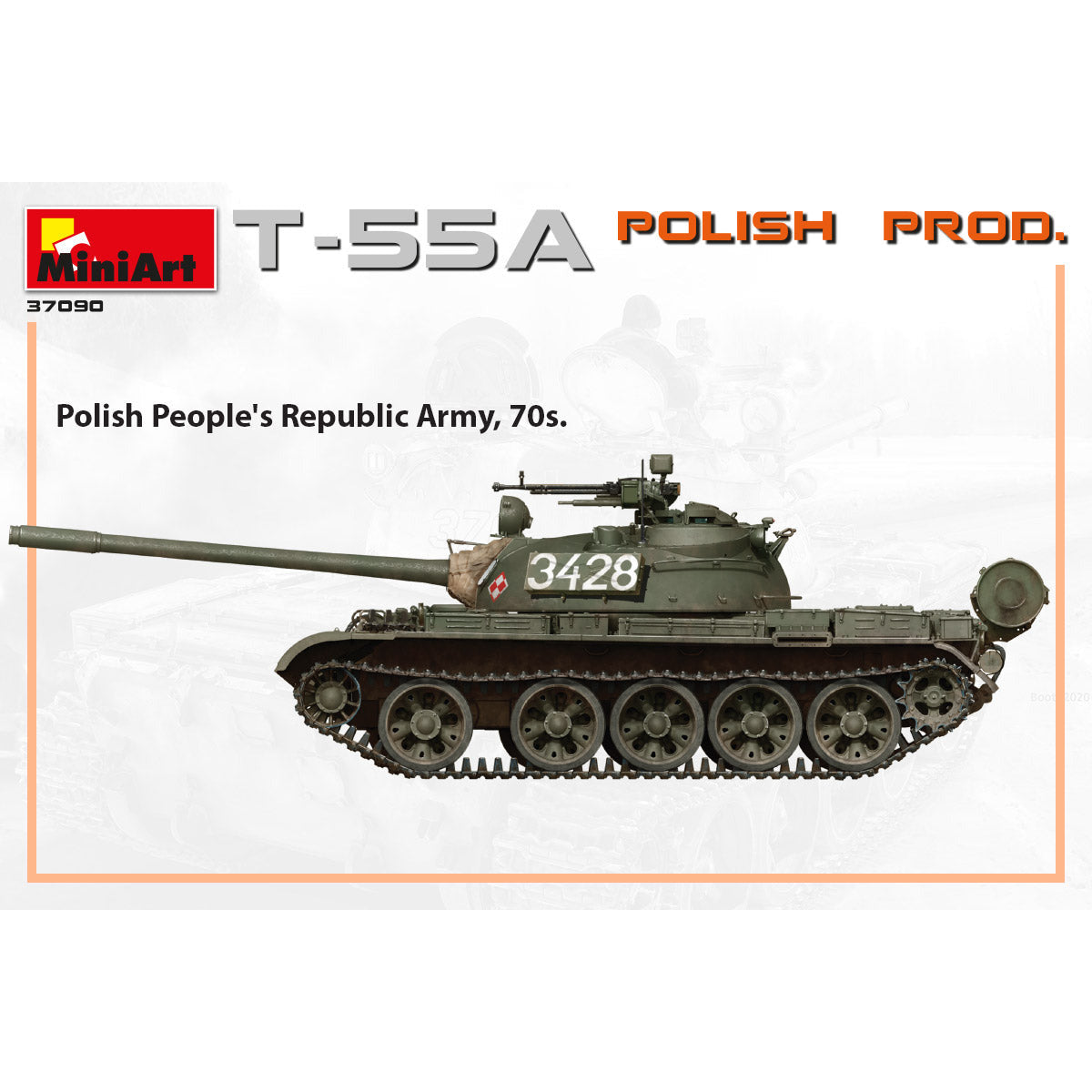 MINIART 1/35 T-55A Polish Production