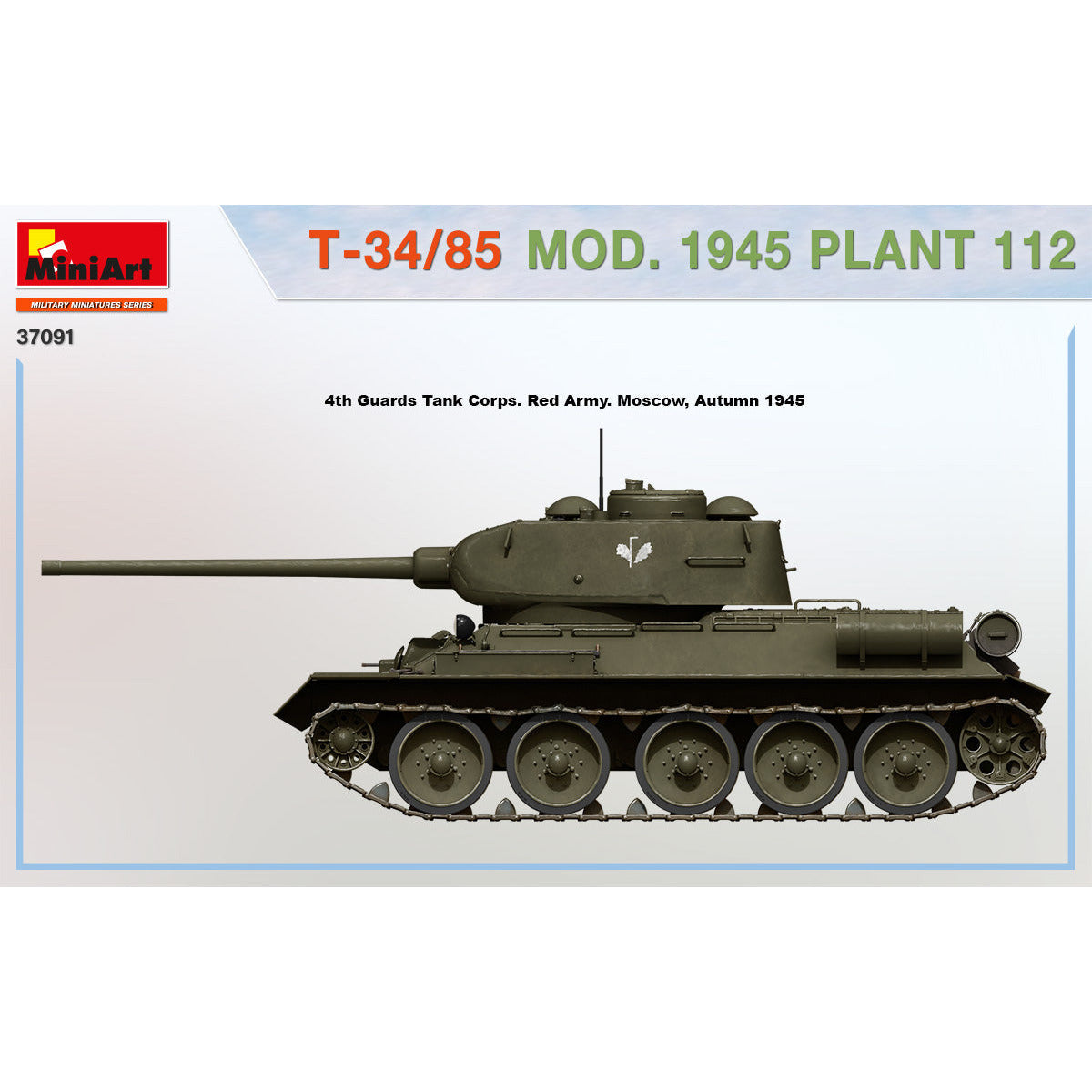 MINIART 1/35 T-34/85 Mod. 1945. Plant 112