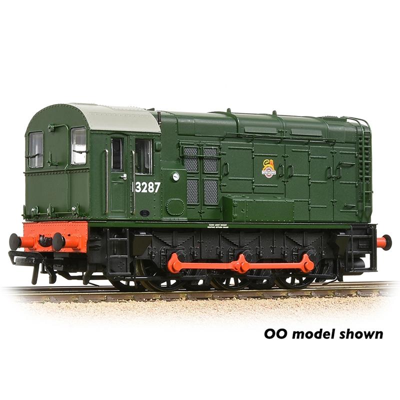 GRAHAM FARISH N Class 08 13287 BR Green (Early Emblem)