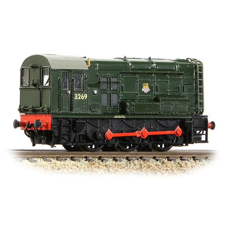 GRAHAM FARISH N Class 08 13269 BR Green (Early Emblem)