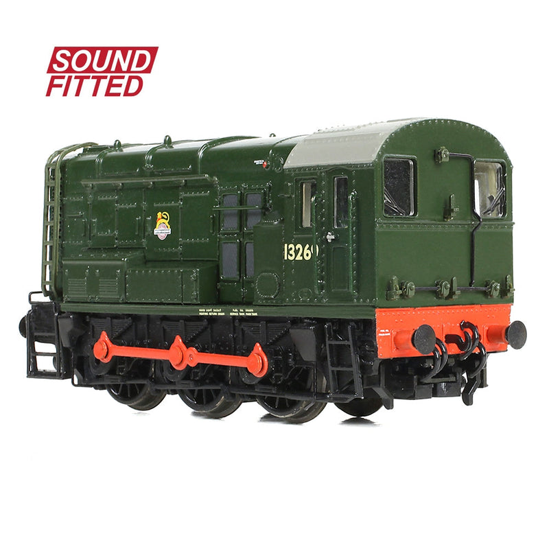 GRAHAM FARISH N Class 08 13269 BR Green (Early Emblem) Sound Fitted