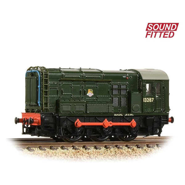 GRAHAM FARISH N Class 08 13287 BR Green (Early Emblem) DCC Sound Fitted