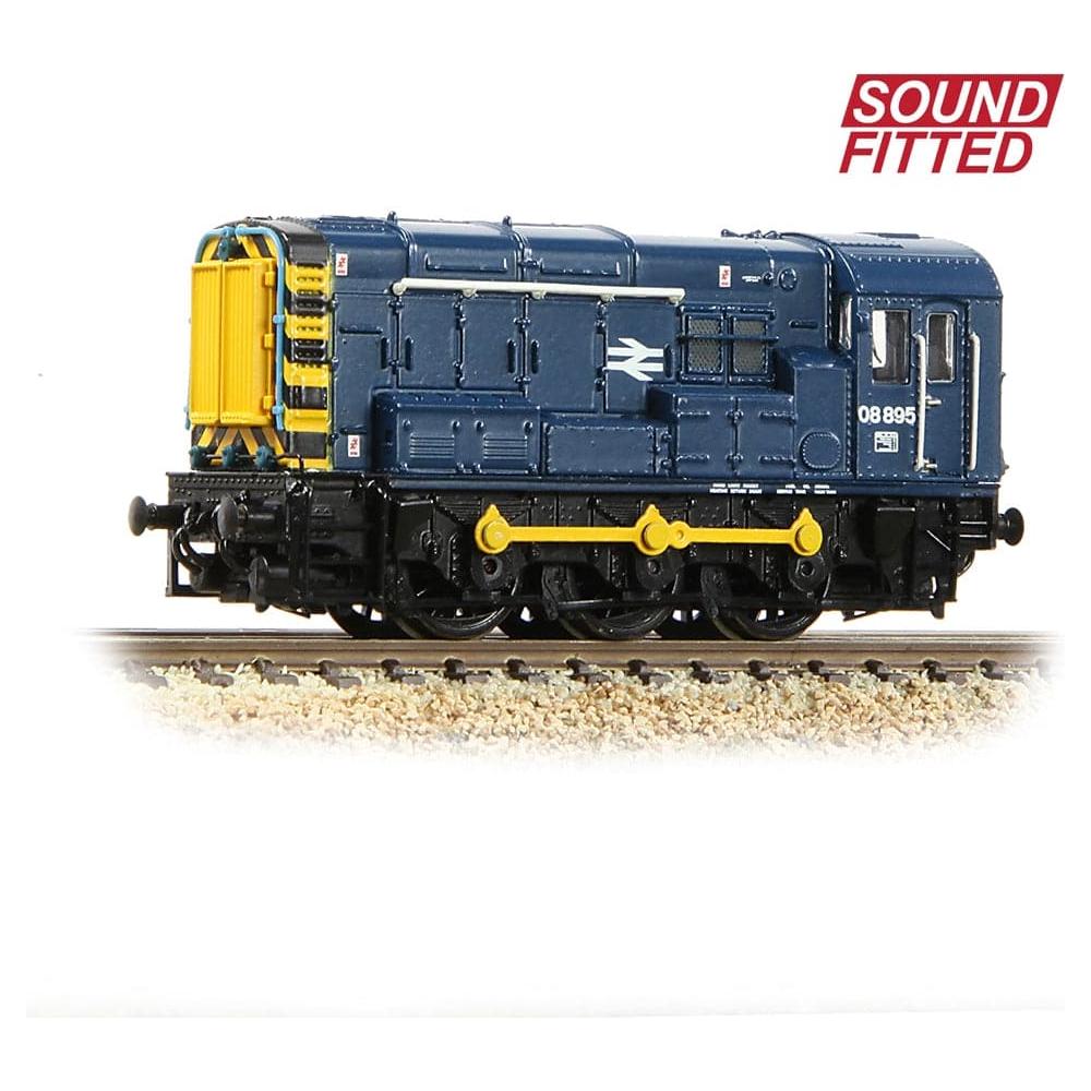 GRAHAM FARISH N Class 08 08895 BR Blue DCC Sound Fitted