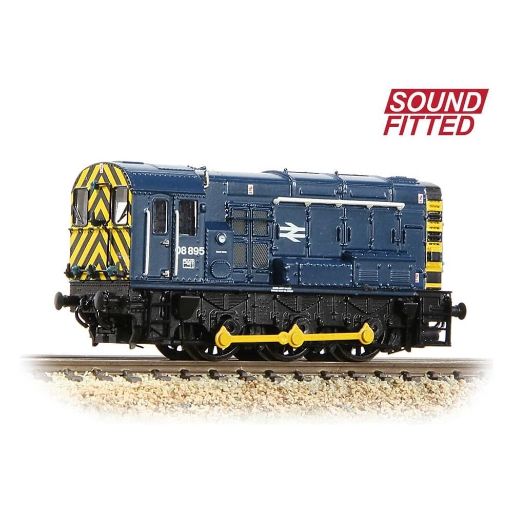 GRAHAM FARISH N Class 08 08895 BR Blue DCC Sound Fitted