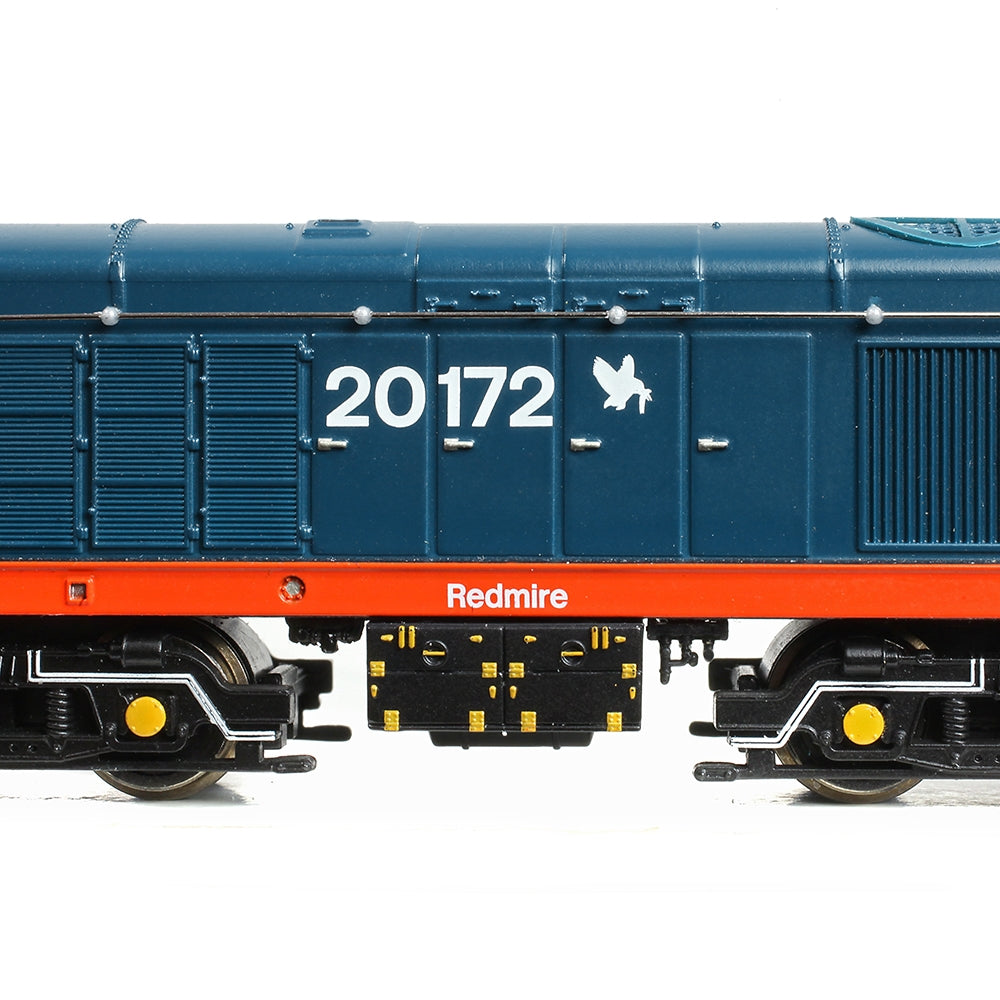 GRAHAM FARISH N Class 20-0 Headcode Box 20172 'Redmire' BR Blue (Red Solebar)