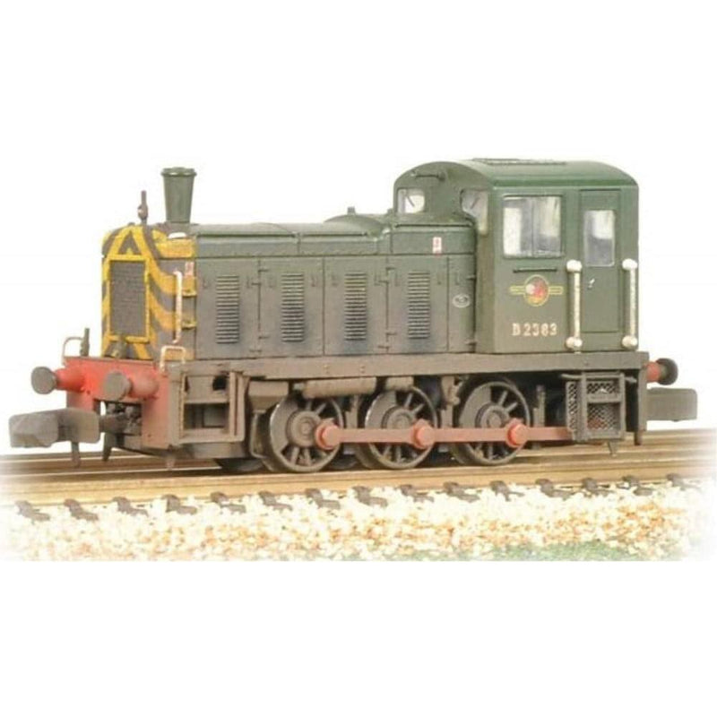 GRAHAM FARISH N Class 03 D2383 BR Green Wasp Stripes Weathere
