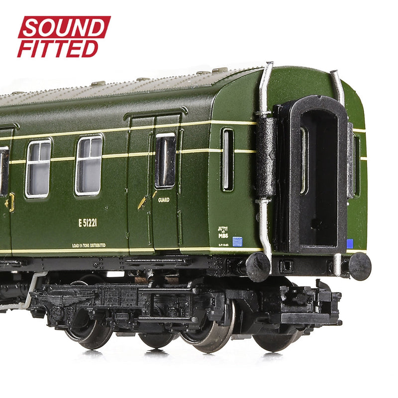 GRAHAM FARISH N Class 101 2-Car DMU BR Green (Speed Whiskers) DCC Sound Fitted