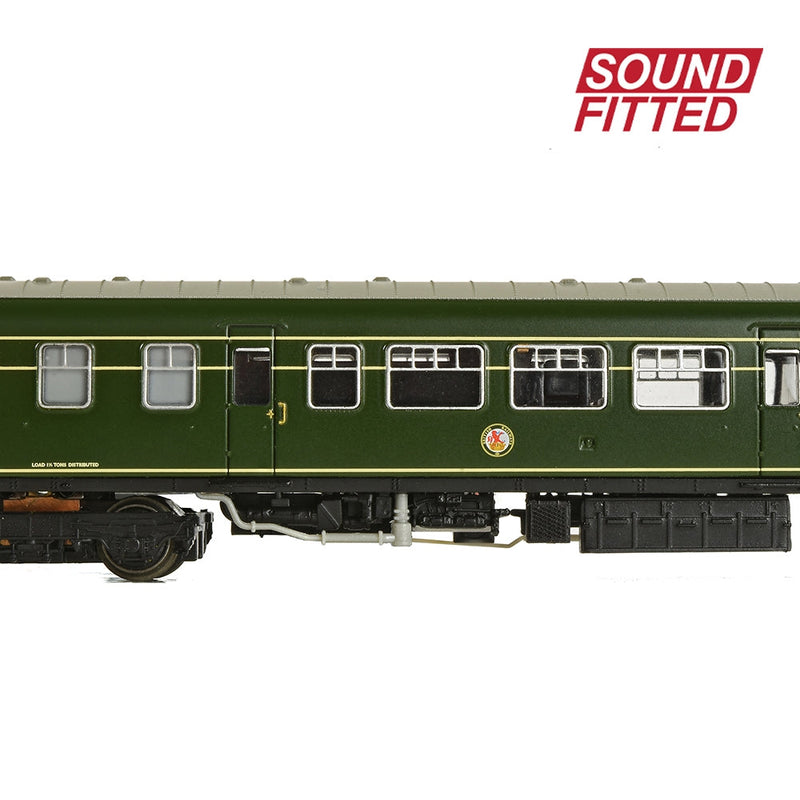 GRAHAM FARISH N Class 101 2-Car DMU BR Green (Speed Whiskers) DCC Sound Fitted