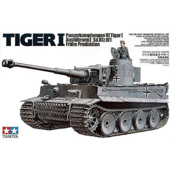 TAMIYA 1/35 Tiger I Panzerkampfwagen VI Tiger I Ausfuhrung