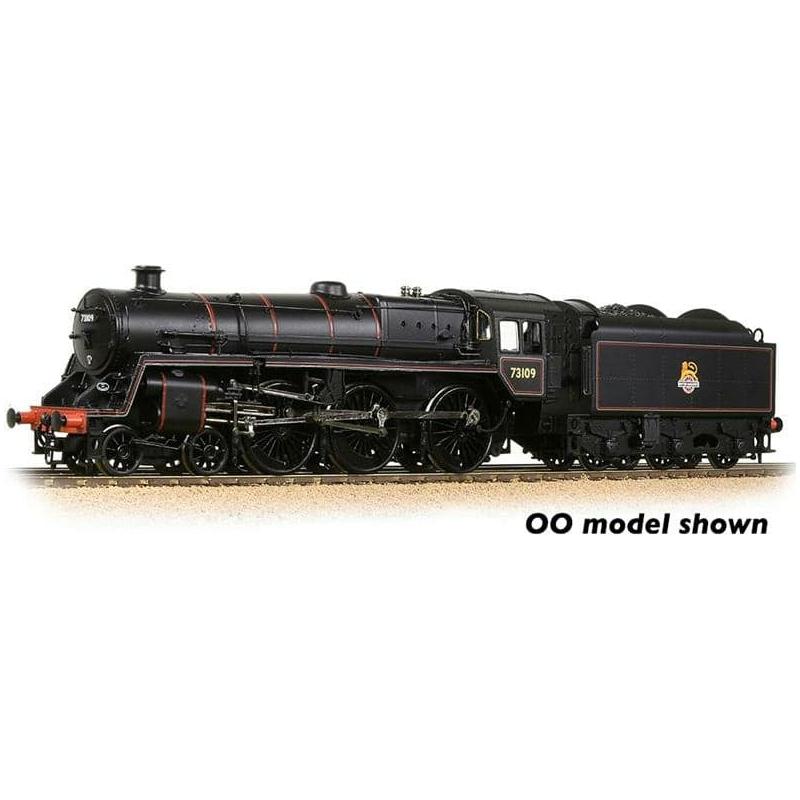 GRAHAM FARISH N BR Standard 5MT with BR1B Tender 73109 BR Lined Black (Early Emblem)