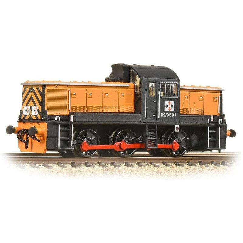 GRAHAM FARISH N Class 14 D2/9531 NCB British Oak Orange & Bla