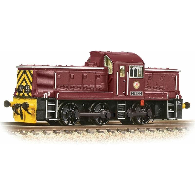 GRAHAM FARISH N Class 14 D9523 BR Maroon (Wasp Stripes)