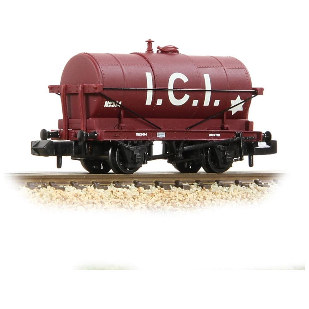 GRAHAM FARISH N 14T Tank Wagon 'ICI' Maroon #314