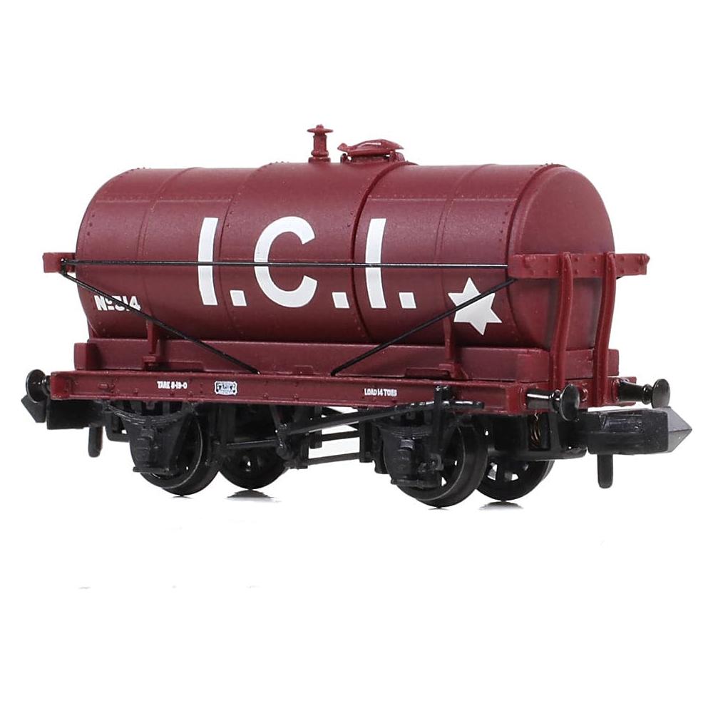 GRAHAM FARISH N 14T Tank Wagon 'ICI' Maroon #314