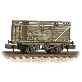 GRAHAM FARISH N 8 Plank Wagon with Coke Rails BR Refurb. (P Number) Weathered