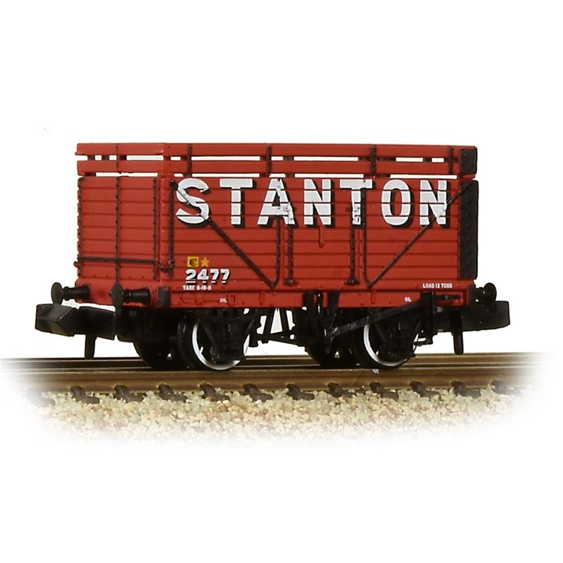GRAHAM FARISH 8 Plank Wagon Coke Rails 'Stanton' Red