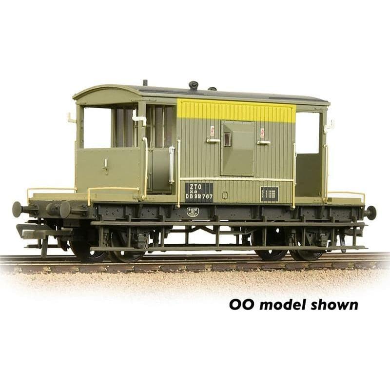 GRAHAM FARISH BR 20T Brake Van BR Engineers Grey & Yellow [