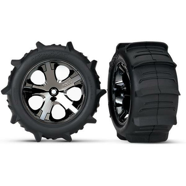 TRAXXAS Tyres & Wheels, Assembled (2.8') (All-Star Black Ch