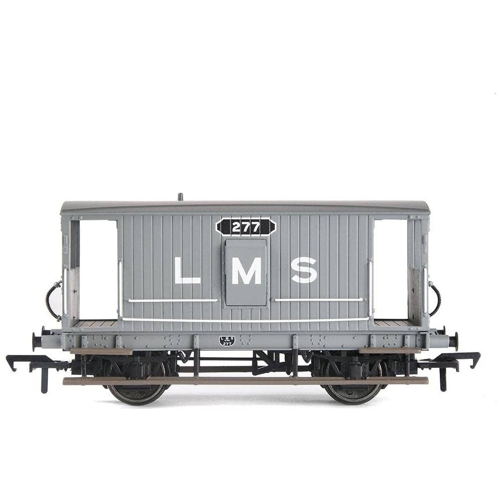 Midland 20T Brake Van LMS Grey (with Duckets) Midland 20T Brake Van LMS Grey (with Duckets)