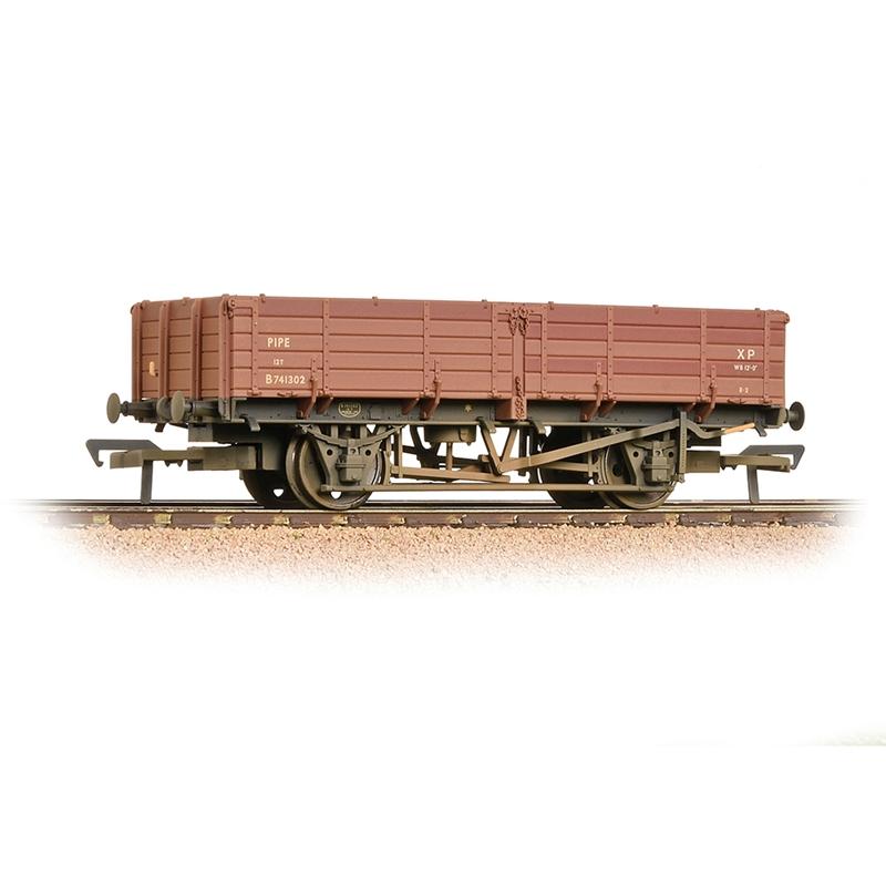 BRANCHLINE OO 12 Ton Pipe Wagon BR Bauxite (Early) Weathered