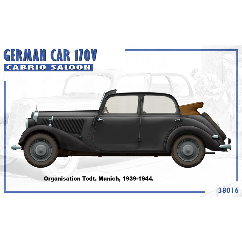 MINIART 1/35 German Car 170V Cabrio Saloon