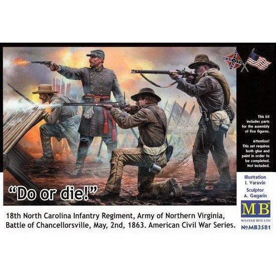 MASTER BOX 1/35 18th North Carolina Infantry Regiment American Civil War