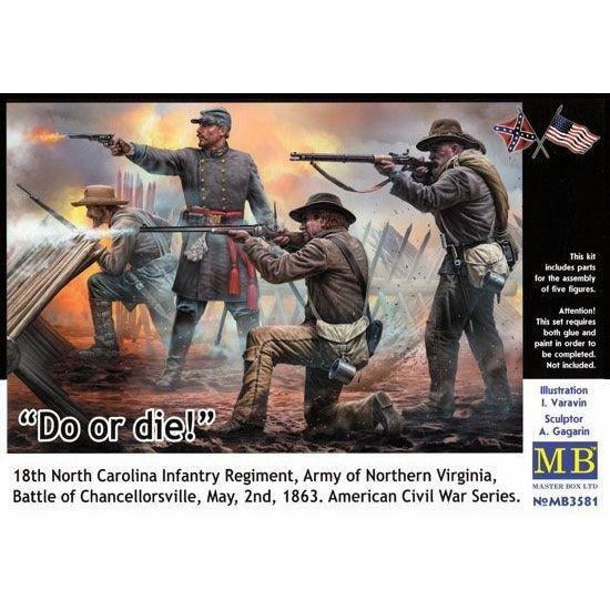 MASTER BOX 1/35 18th North Carolina Infantry Regiment American Civil War