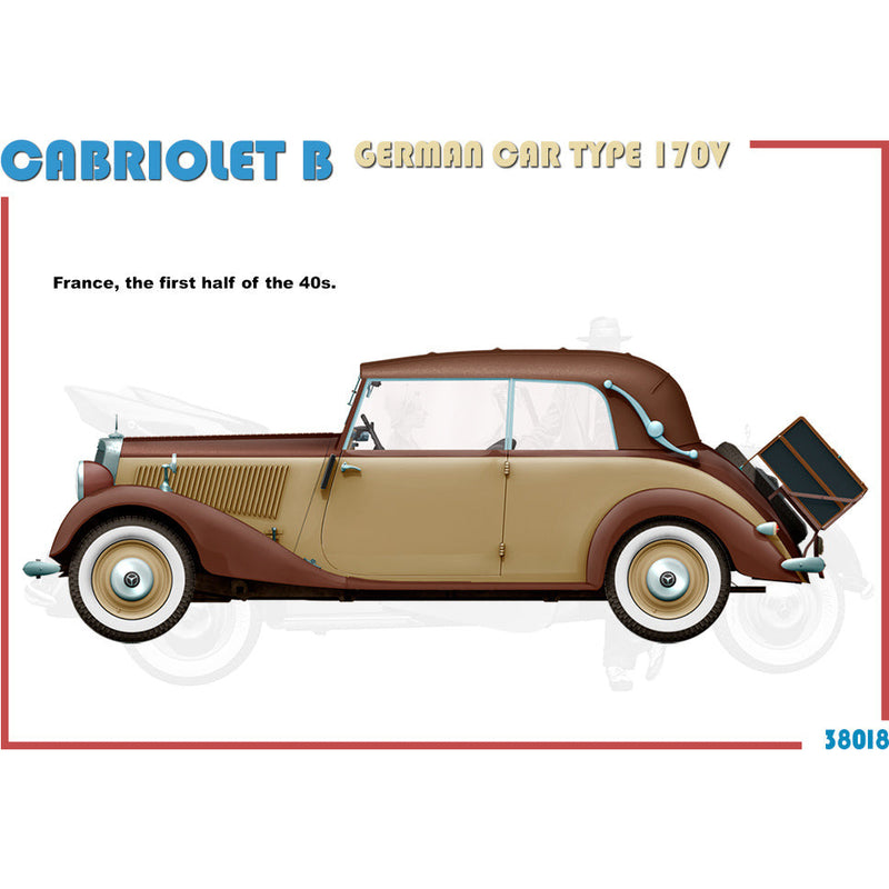 MINIART 1/35 Cabriolet B German Car Type 170V