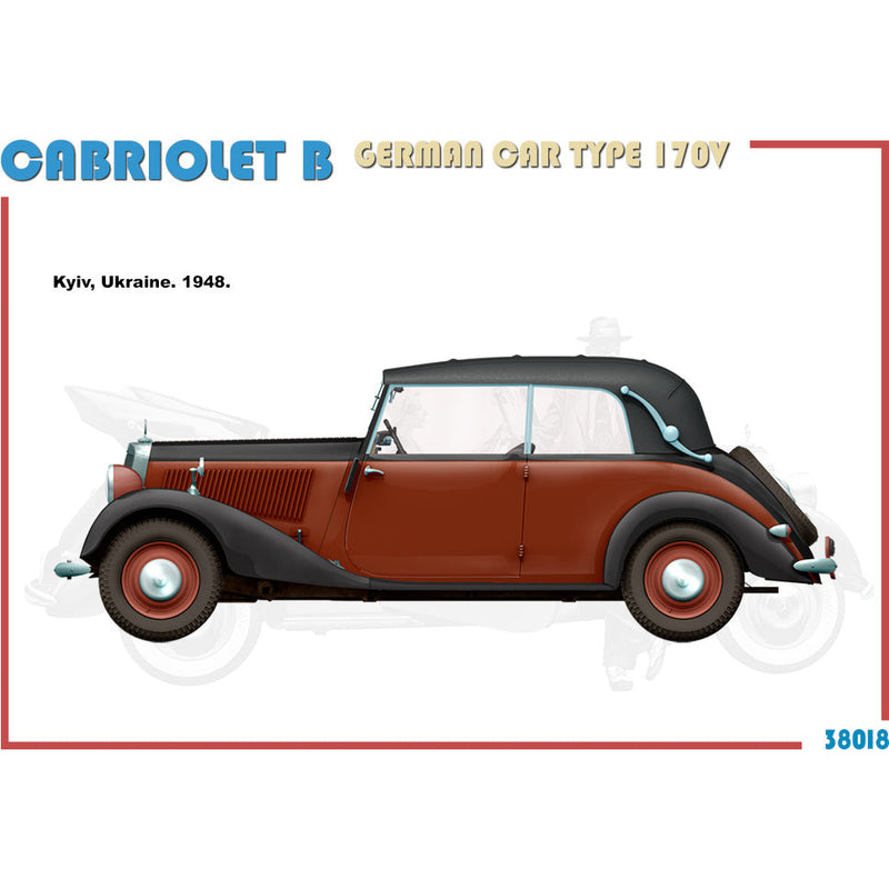 MINIART 1/35 Cabriolet B German Car Type 170V
