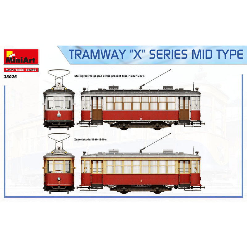 MINIART 1/35 Tramway "X" Series Mid Type