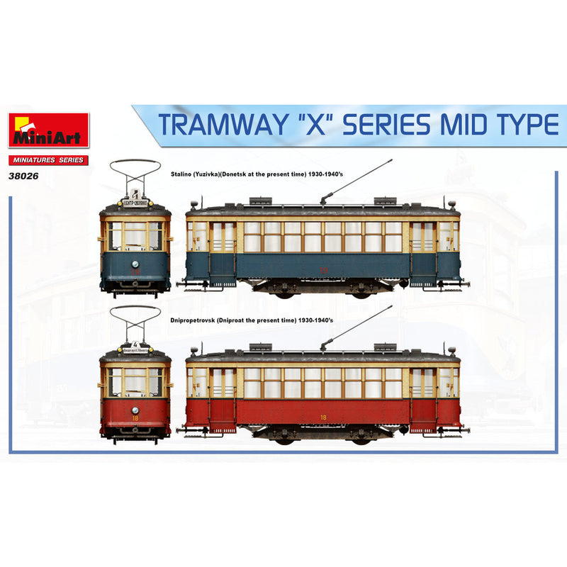 MINIART 1/35 Tramway "X" Series Mid Type