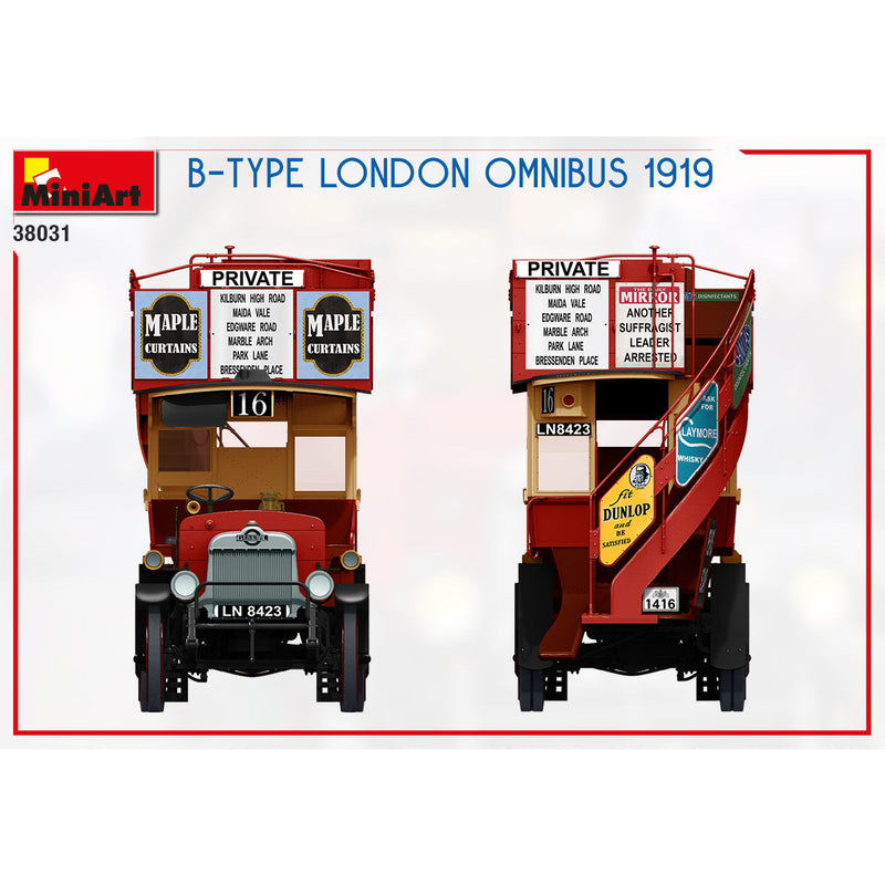 MINIART 1/35 B-Type London Omnibus 1919