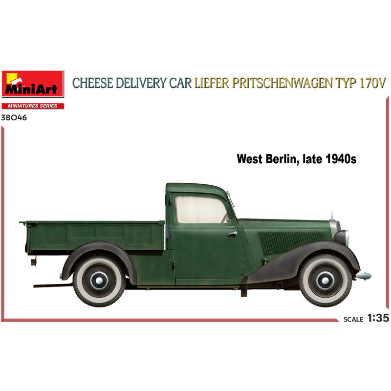 MINIART 1/35 Cheese Delivery Car Liefer Pritachenwagen Tye 170V