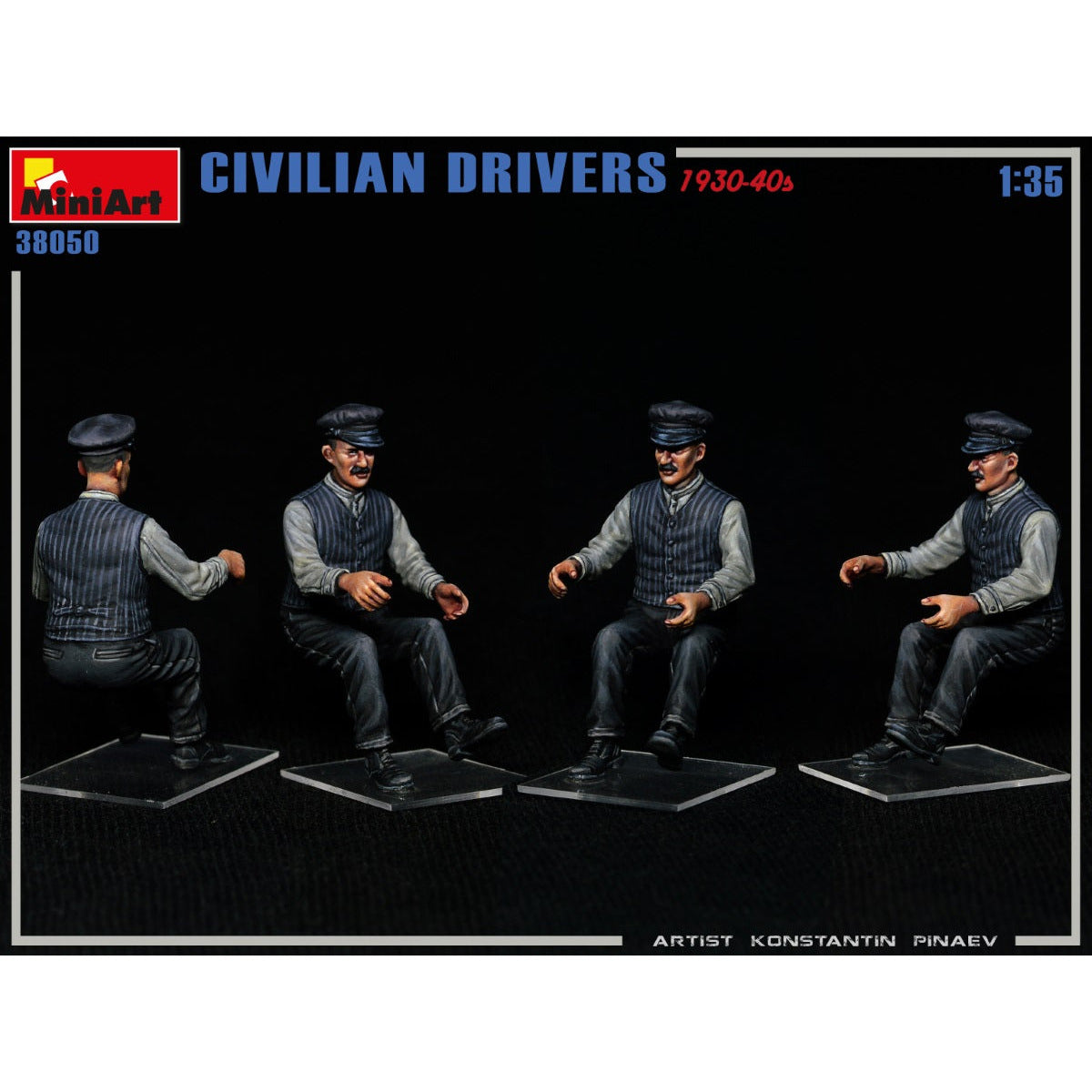 MINIART 1/35 Civilian Drivers 1930-40's