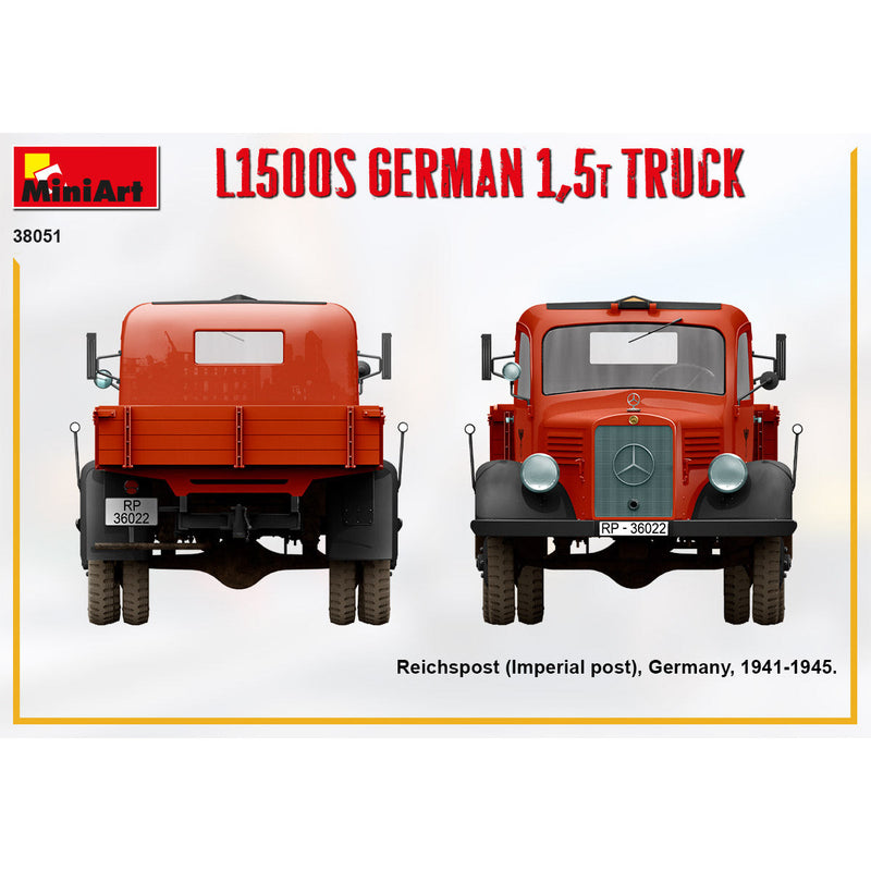 MINIART 1/35 L1500S German 1.5t Truck