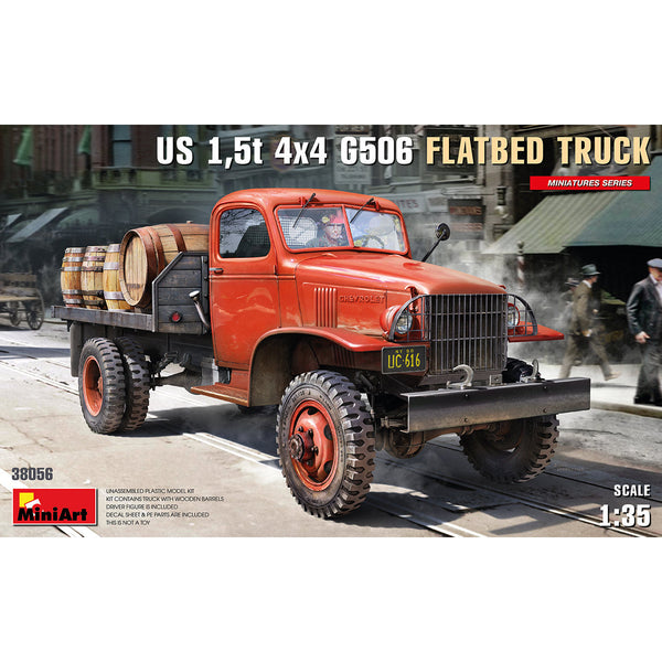 MINIART 1/35 U.S. 1.5t 4x4 G506 Flatbed Truck