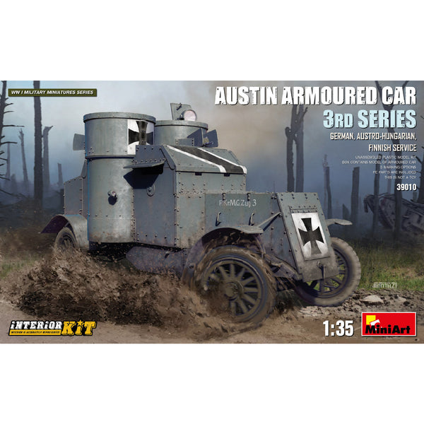 MINIART 1/35 Austin Armored Car 3rd Series: German, Austro-Hungarian, Finnish Service Interior Kit