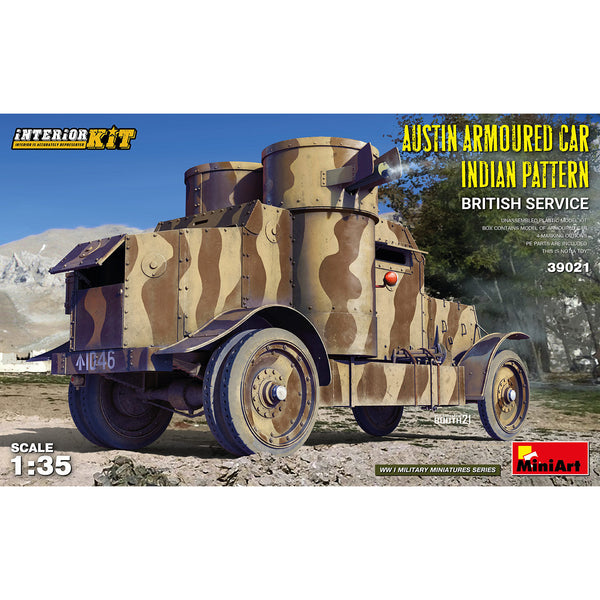 MINIART 1/35 Austin Armoured Can Indian Pattern British Service Interior Kit