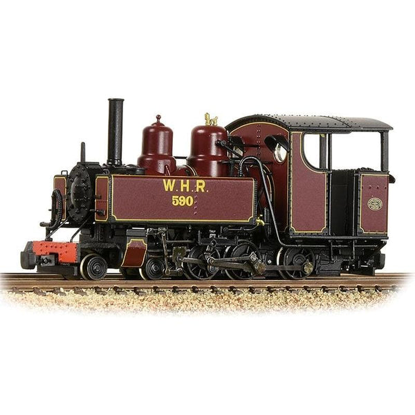 BACHMANN NARROW GAUGE OO9 Baldwin 10-12-D Tank 590 Welsh Highland Railway Lined Maroon